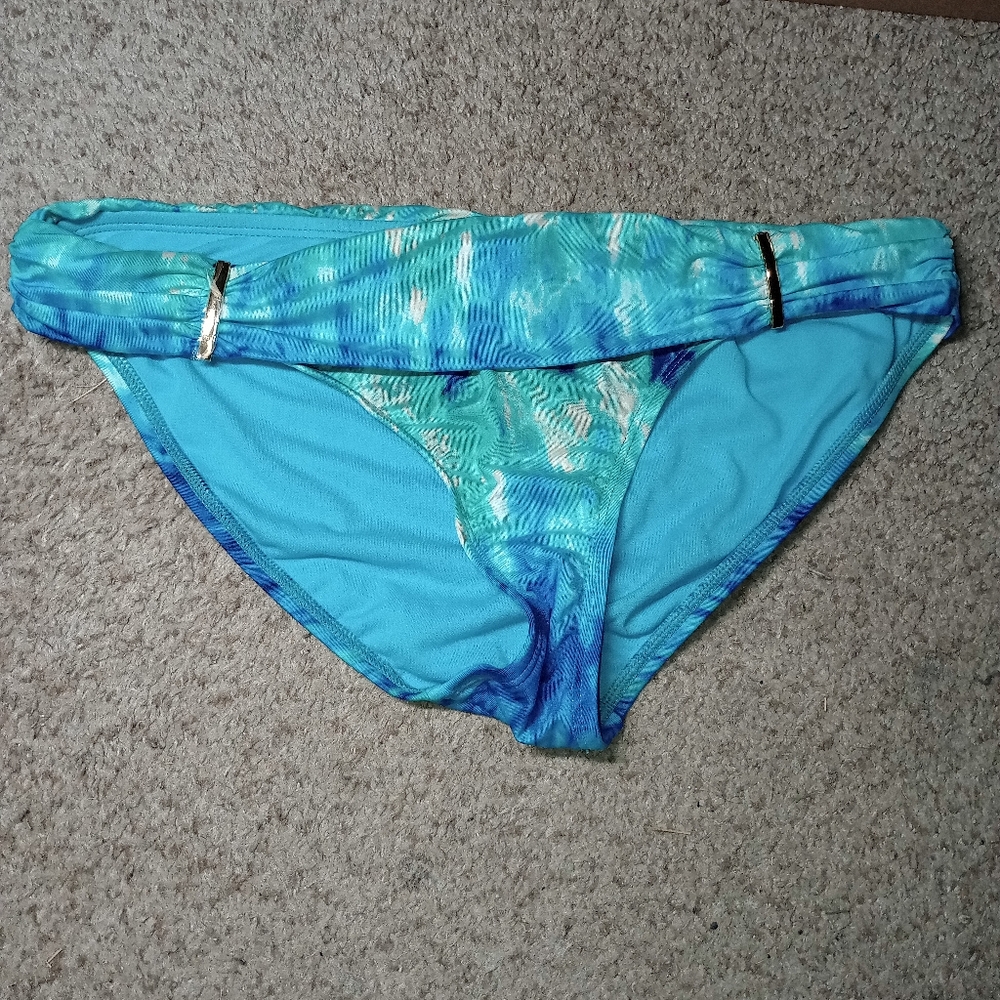 Blue & Green Swimsuit Bottom